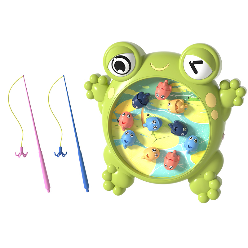 泽信亲子钓鱼盘Fishing game/ Fishing Toy（青蛙